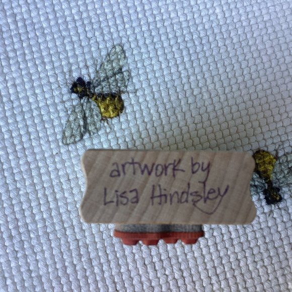 Quiet bees float...Rubber Stamp - Picture 4 of 5